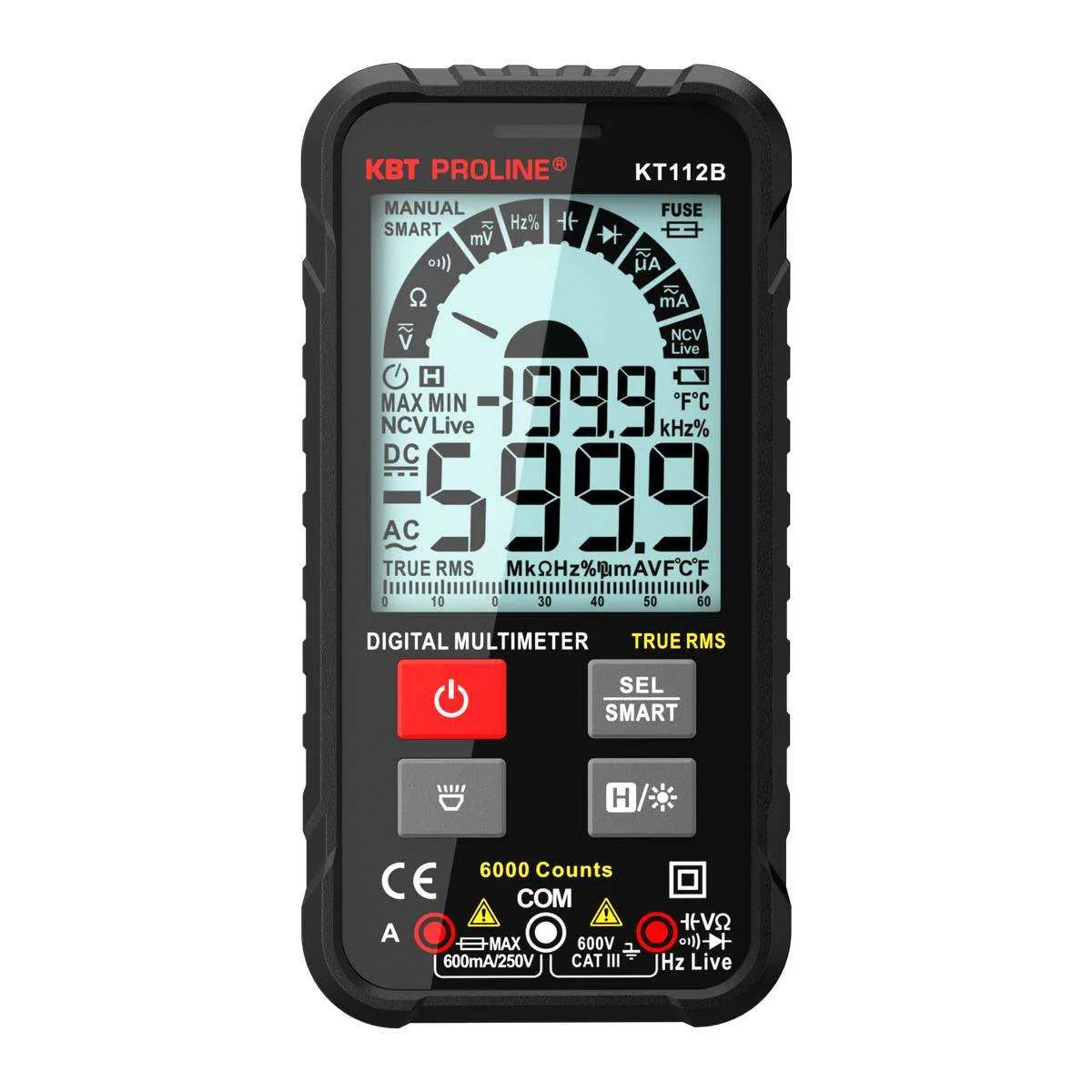 Мультиметр цифровой KT 112В серия PROLINE 86326 КВТ