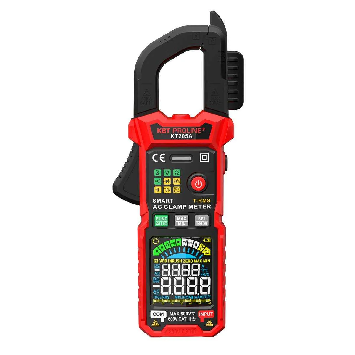 Токовые клещи цифровые КТ 205А серия PROLINE 90385 КВТ
