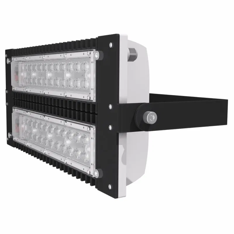 LAD LED R500-2-W-6-110L IP67 15190lm 5000K 110W 100-305V mounting on lyre white. LAD zavod LADLED2W6110L LAD zavod svetotekhniki
