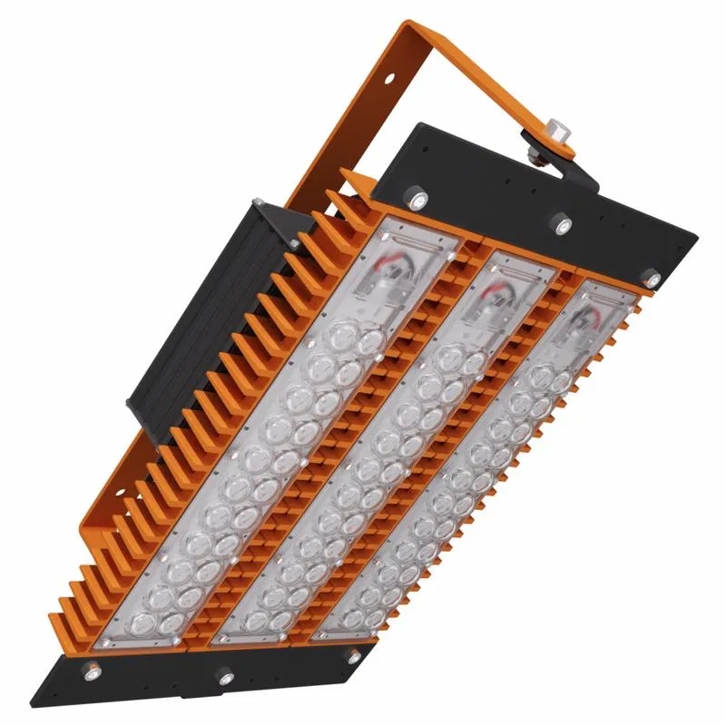 Светильник светодиодный взрывозащ. LAD LED R500-3-60-12-105L 2Ex 105Вт 5000К IP65 15257лм 12-24В КСС типа "Г" крепление на лире бел. ЛАДзавод LADLED36012105L2EX ЛАДзавод светотехники