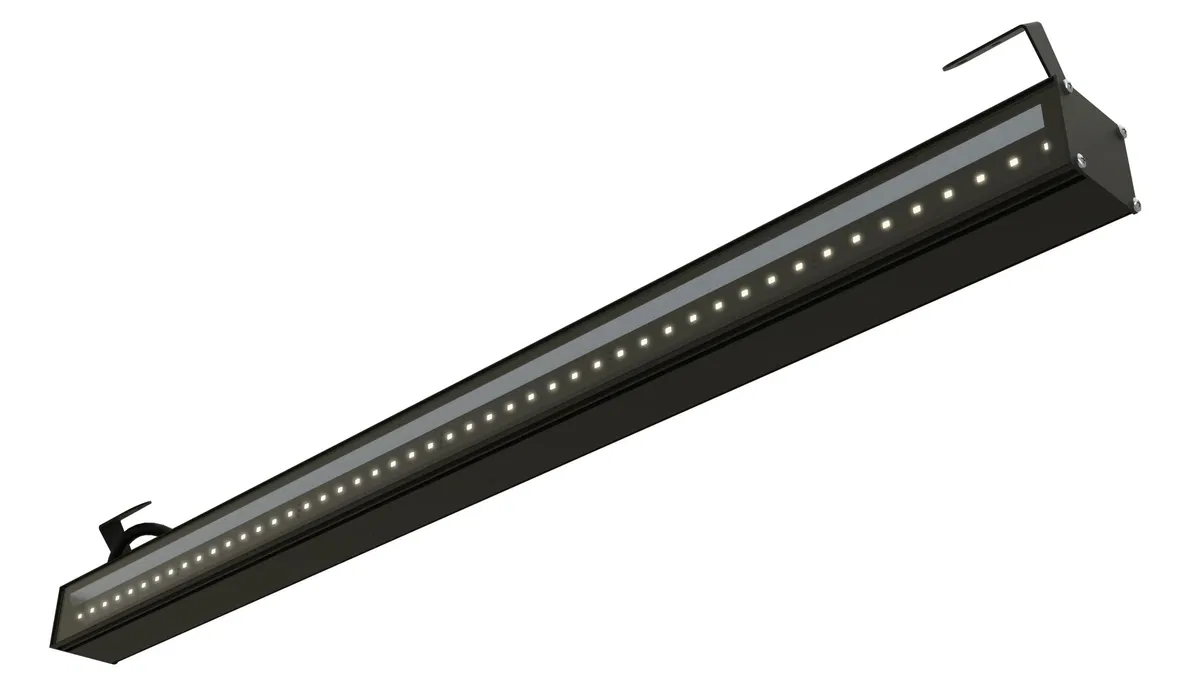 Luminaire L-line 900/14/D/830/OPL/B/230AC IP67 3000K 1530lm RAL9005 muar UD LEDEL LN14-132-313-1115-UD