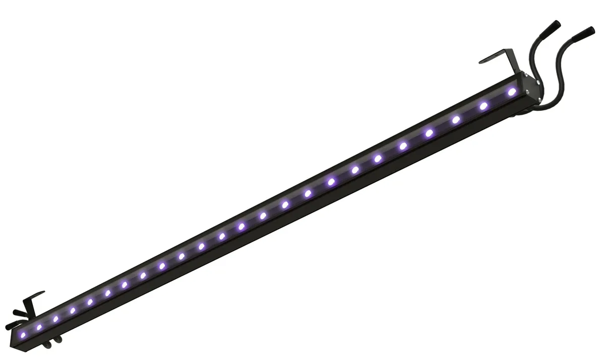 Светильник L-line mini 1200/20/К15х50/RGBW/PR/B/24DC IP67 1550лм RAL9005 муар DMX LEDEL LNM20-85W-713-11523-DMX