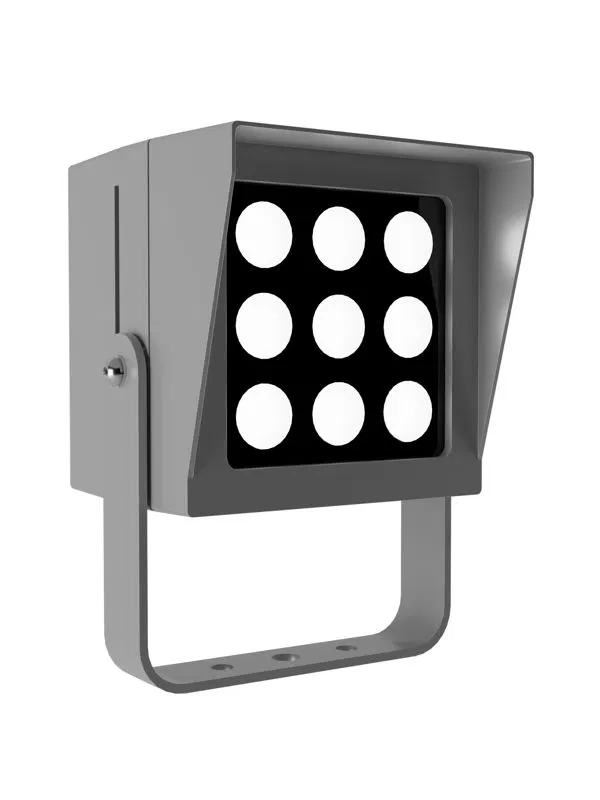 Светильник светодиодный L-point 9/9/К5/850/04/A1-C1/230AC IP65 RAL7035 Муар LEDEL PNT9-2962-413-127244