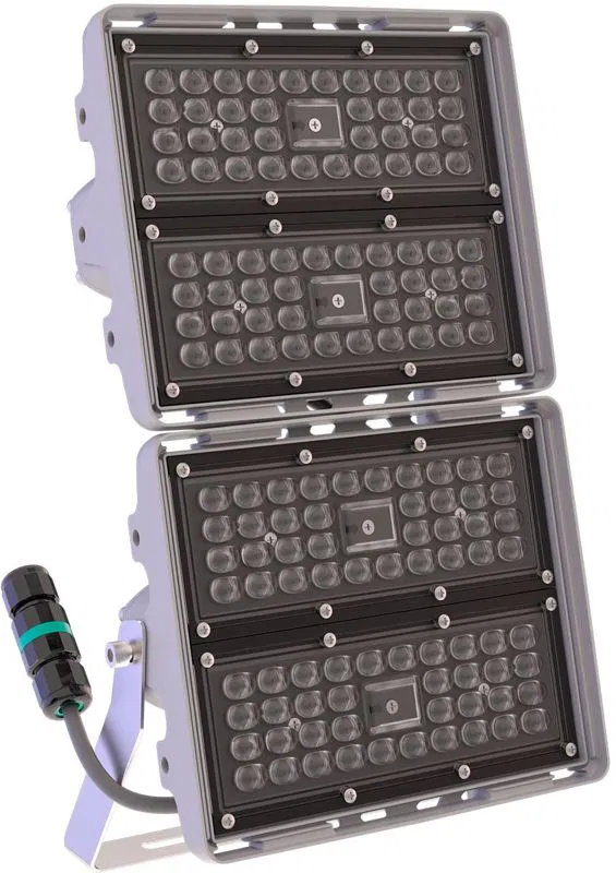 Прожектор светодиодный L-pixel 2/banner/100/Д/840/(R5)/01/MT-KM/I1-C2/220AC IP66 RAL7035 LEDEL PX100-11216-123-182