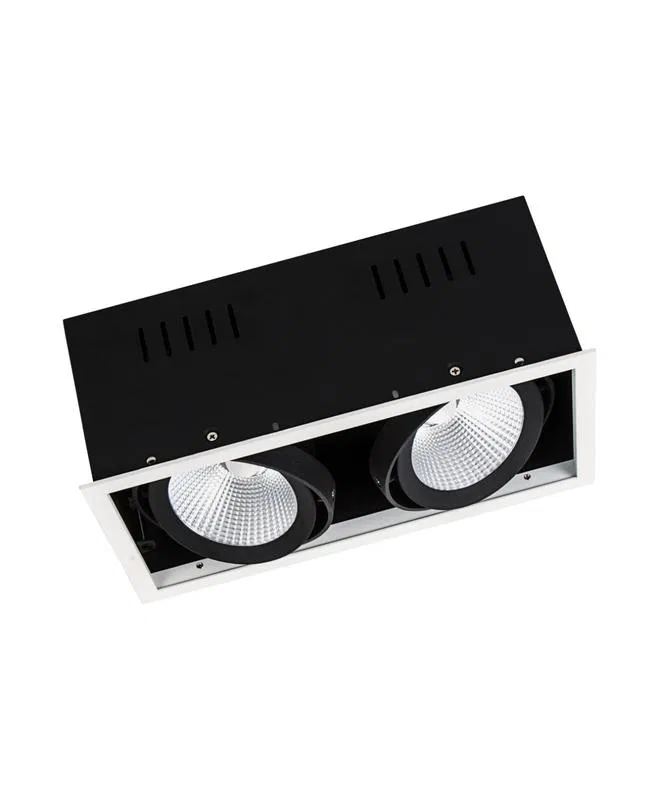 LEDVANCE SPOT MULTI LED灯 2х30W 4000K 2х2700lm 万向球型 黑/白 4058075113985