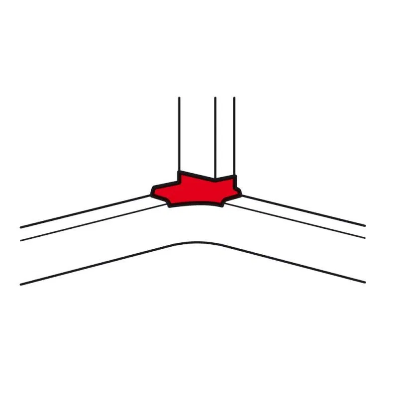 Corner bend for single-section cable trunking DLP 65x150/195/220 Leg 010764 Legrand