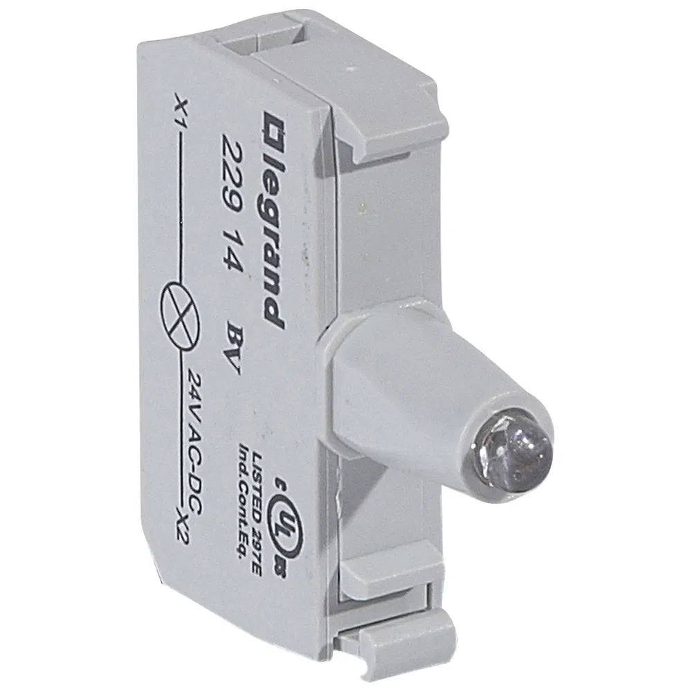 Backlight unit for indicator buttons and diffusers - Osmoz - for assembly - screw-on - 24V~/= - yellow 022914 Legrand