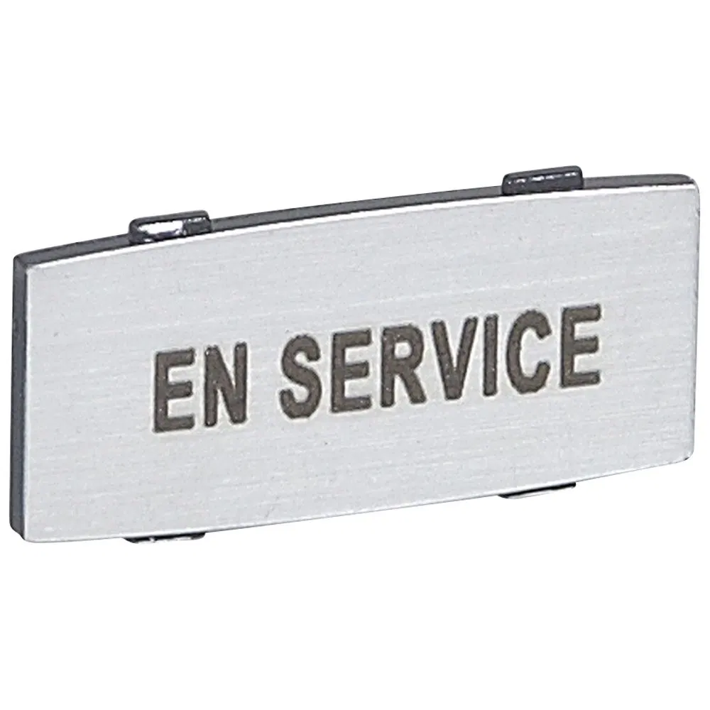 Osmoz вставк. узкая алюм. "EN Service" надпись 024335 Legrand