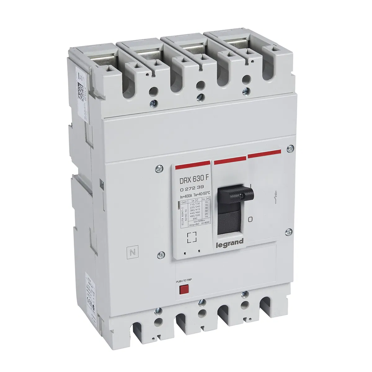DRX630 термомагнитный 400A 4П 36кА 027239 Legrand