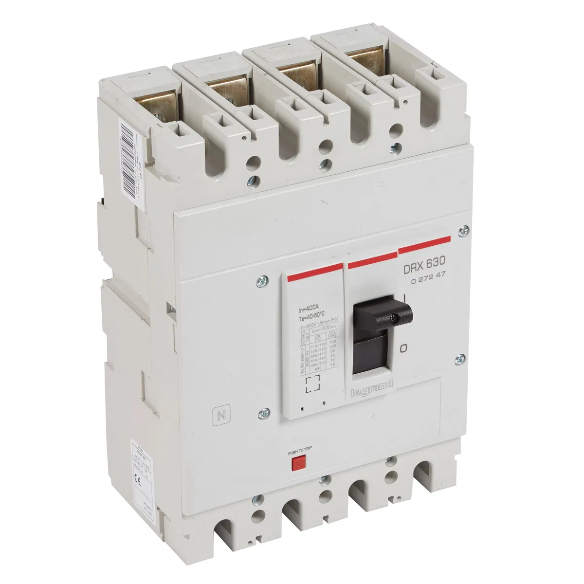 DRX630 термомагнитный 400A 4П 50кА 027247 Legrand