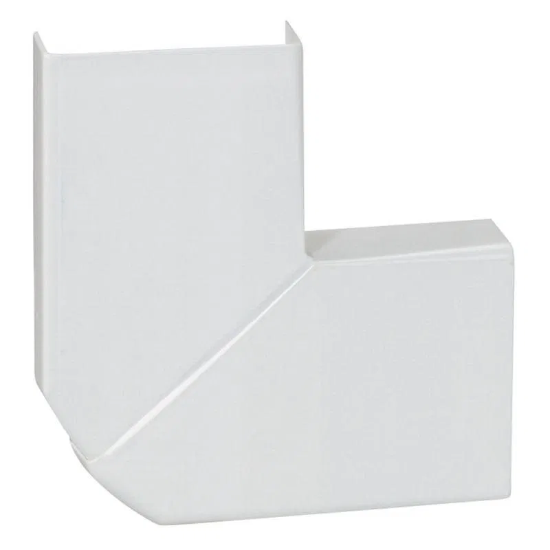 Flat adjustable corner for cable duct for mini-baseboards DLPlus 32x12.5 white Leg 030253 Legrand