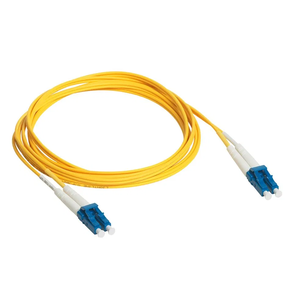 Fiber optic cord OS1/2 - single-mode - LC/LC - 2 m - yellow 032607 Legrand