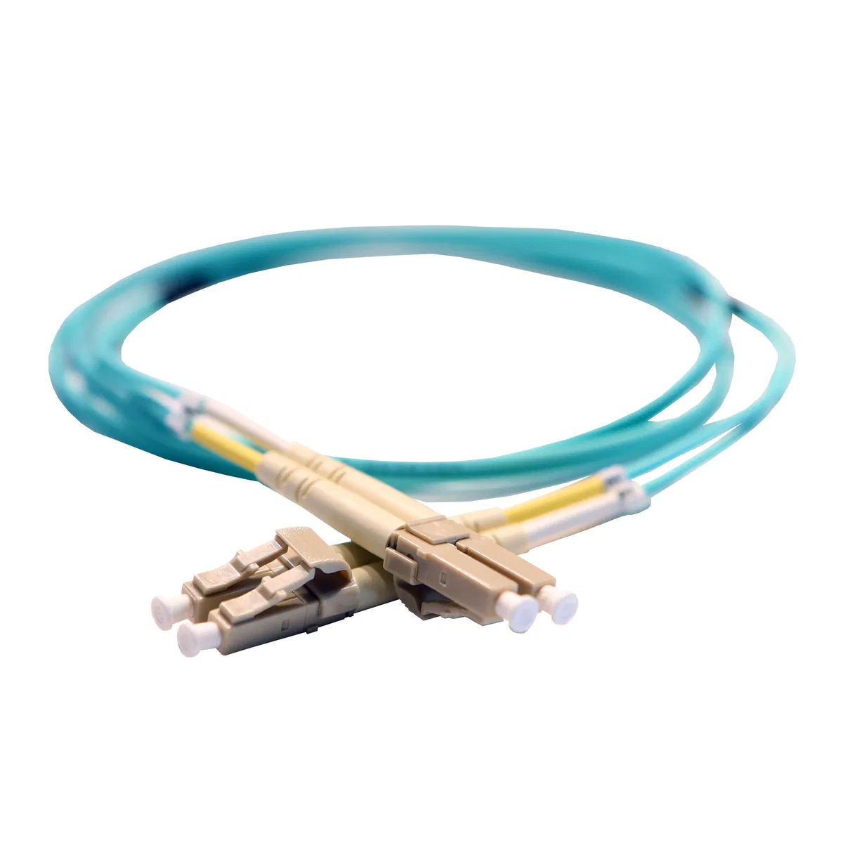 OM3 光纤跳线 - 多模 - LC/LC - 1 m - 海洋蓝 032615 Legrand