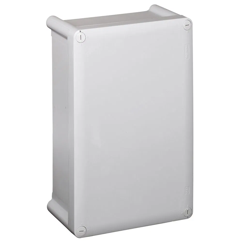 工业塑料盒 - IP55 - IK07 - RAL 7035 - 310x240x124 mm - 实心盖 035980 Legrand