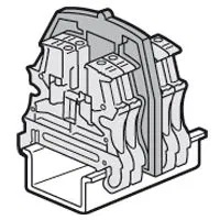 Separating and insulating partition Viking 3 - for screw terminals - 1 input/1 output - with 12 and 15 mm pitch 037561 Legrand
