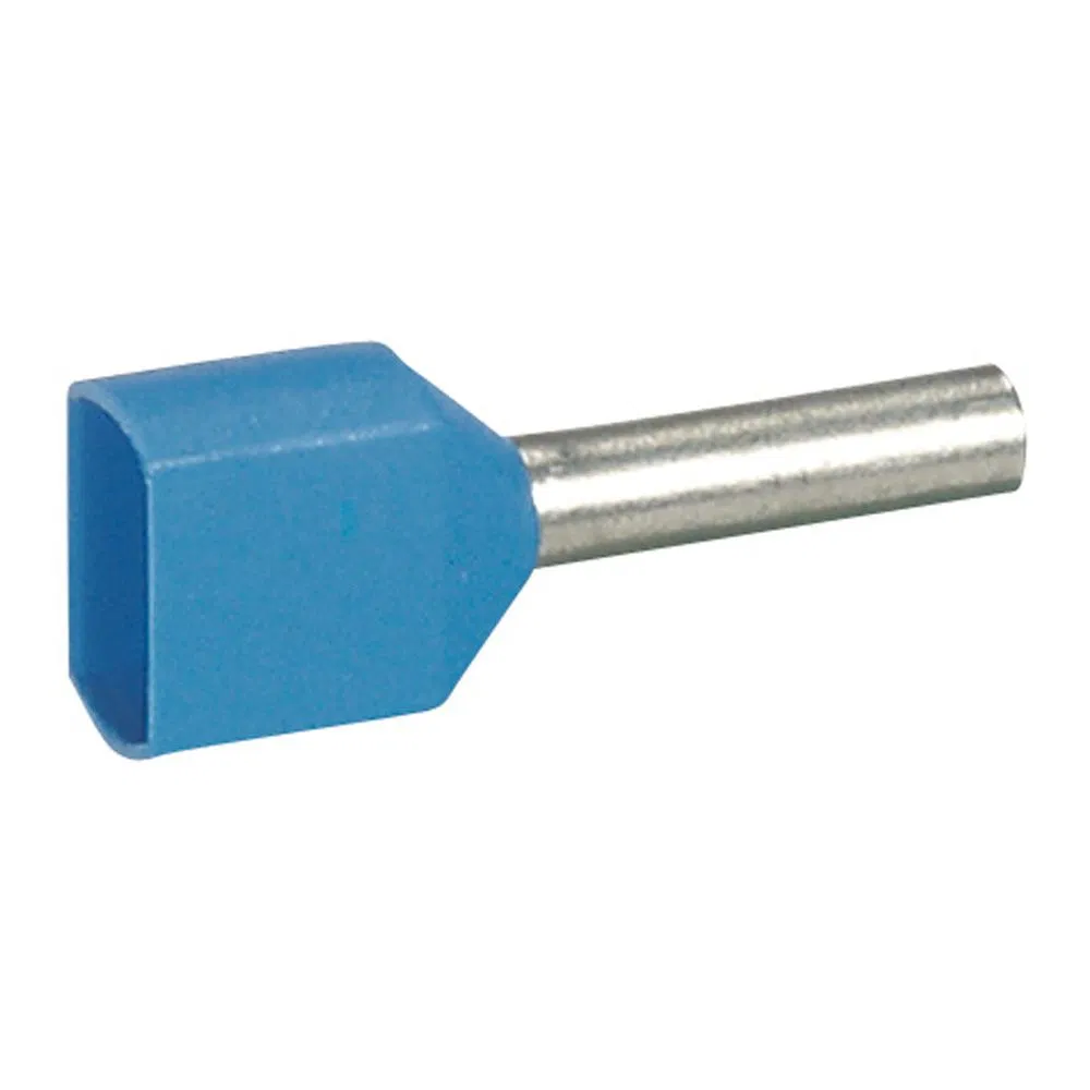 Insulated cable lug double Starfix 2x0.75mm2 blue Leg 037687 Legrand