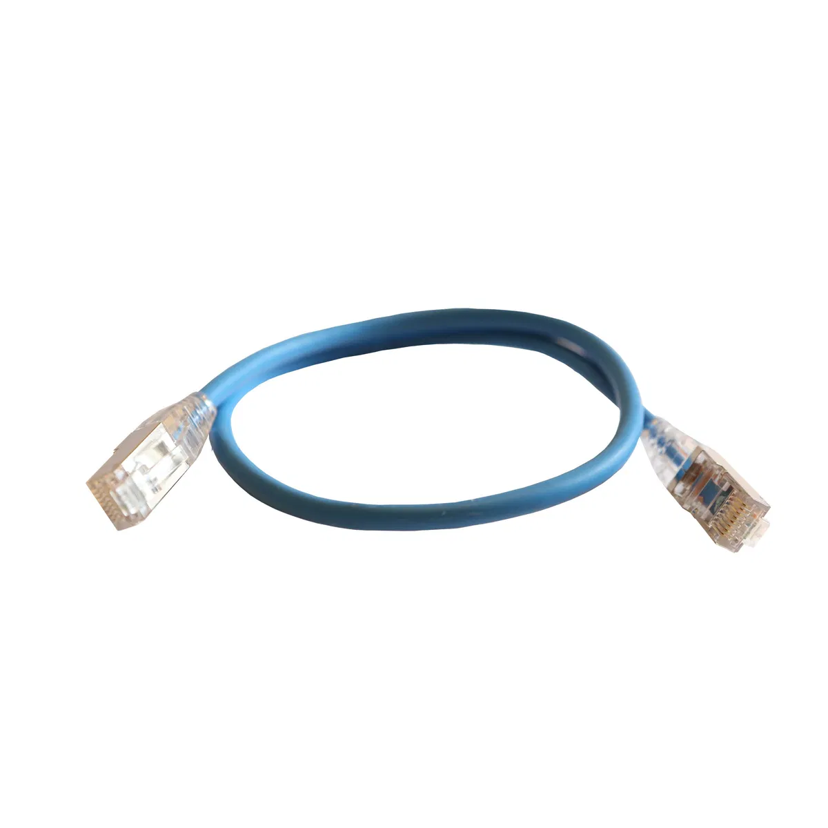 Шнур коммутационный HD RJ 45 - категория 6 - F/UTP - LSZH - экранированный - 0,5 м - голубой 051540 Legrand