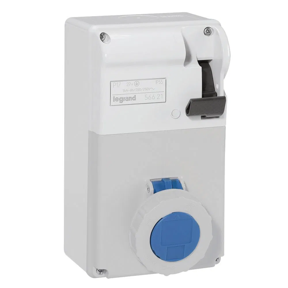 Combination box IP55 16A 2K+3 230V Leg 056621 Legrand