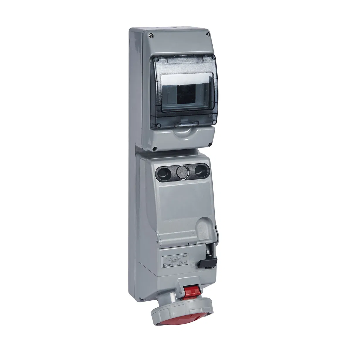 组合配电箱 - P17 Tempra Pro - 带 DIN 导轨 - IP 66 - 380/415 V~ - 63 A - 3K+N+PE 057299 Legrand