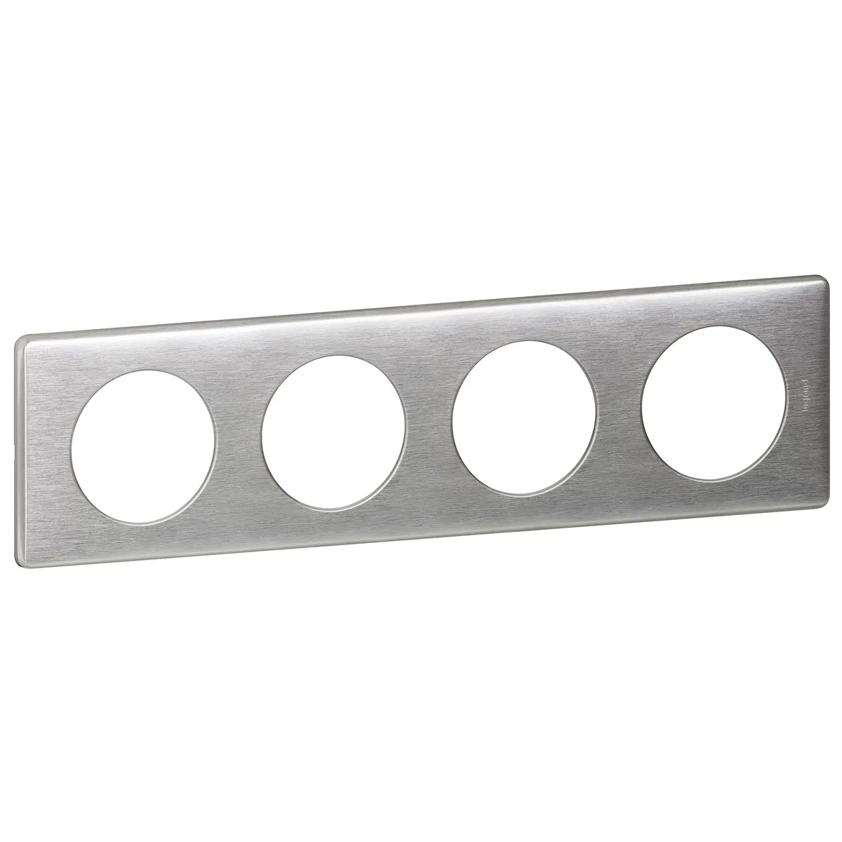 Рамка - Программа Celiane - металлик - 4 поста - алюминий 068924 Legrand
