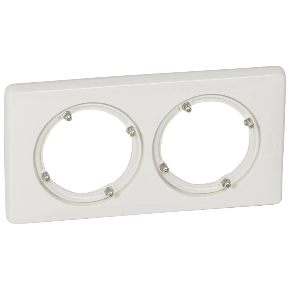 2-gang frame - Celiane program - IP 44 - white 069072 Legrand