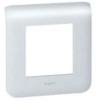 Рамка пластиковая Mosaic 2 модуля Алюминий 079302 Legrand