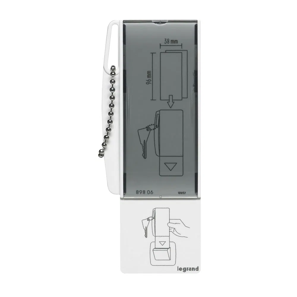 Ключ-карта - с держателем этикеток 089806 Legrand