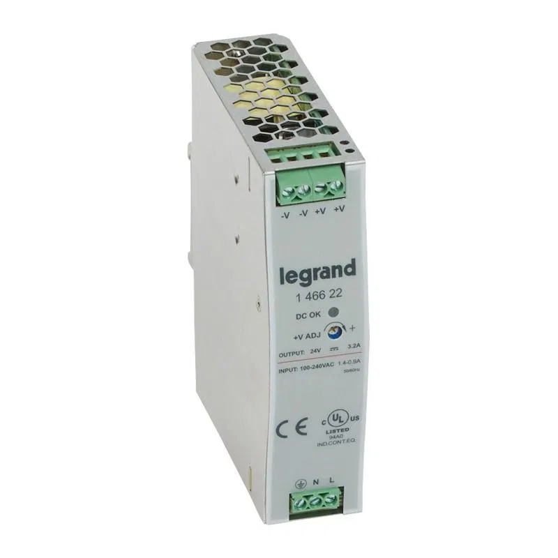 Switching power supply 1-phase 24V 75W 3.2A Leg 146622 Legrand