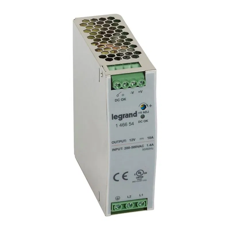 Switching power supply 1/2-phase 12V 120W 10A Leg 146654 Legrand