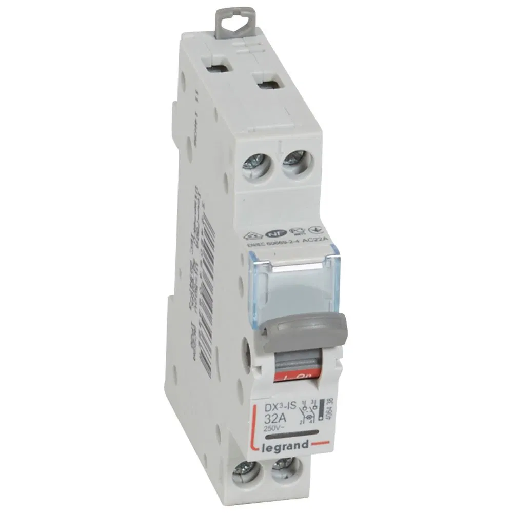 Выкл.разъед.DX3 с индик.2П 32A LEGRAND 406438