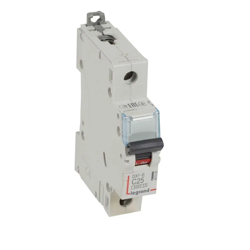 Circuit breaker DX³-E 6000 - 6 kA - C-type characteristic - 1P - 230/400 V~ - 25 A - 1 module 407265 IEK