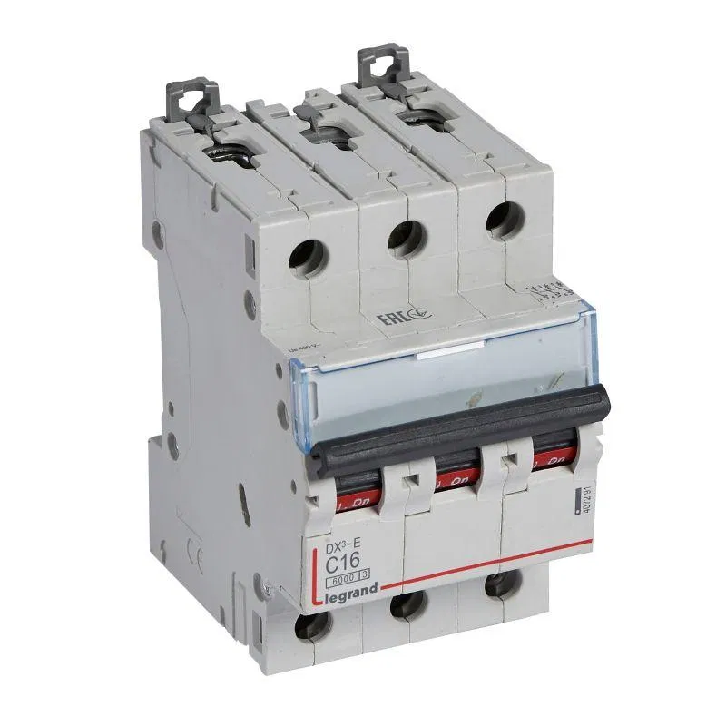 模块式微型断路器 3P C 16A 6kA DX3-E 6000 3mod. 230/400V Leg 407291