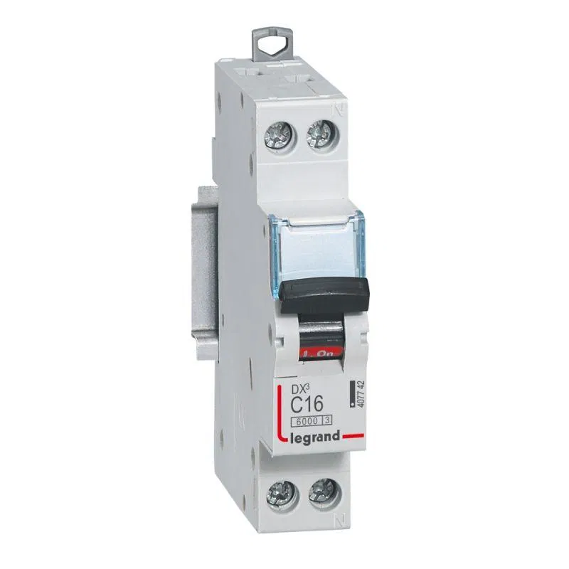 Авт.вкл.DX3 1п+N С16А 6kA/10кА 407742 Legrand