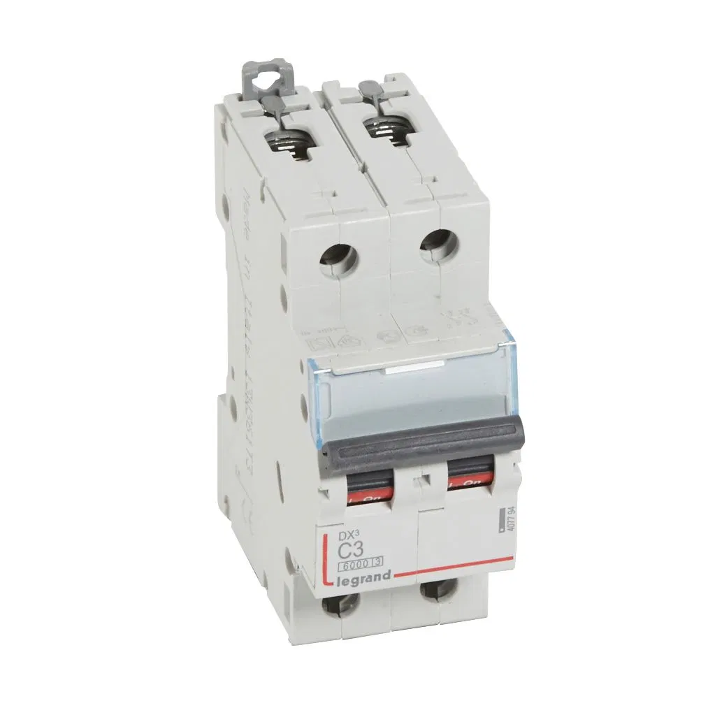 Авт.выкл.DX3 2П С3A 6000/10kA 407794 Legrand