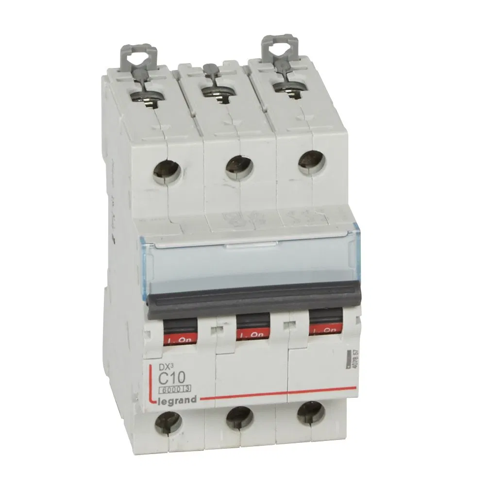 Авт.выкл.DX3 3П С10A 6000/10kA 407857 Legrand