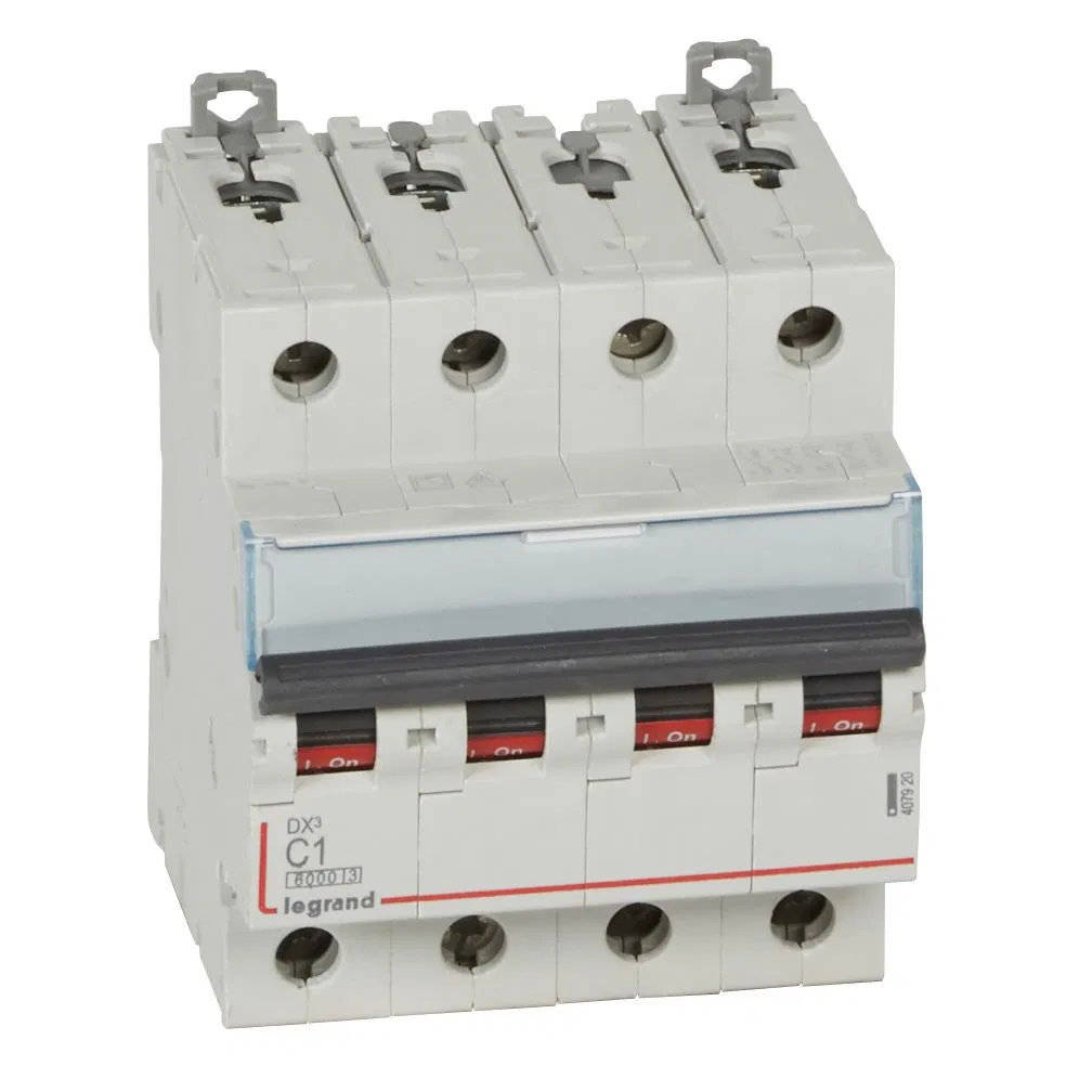 Авт.выкл.DX3 4П С1A 6000/10kA 407920 Legrand