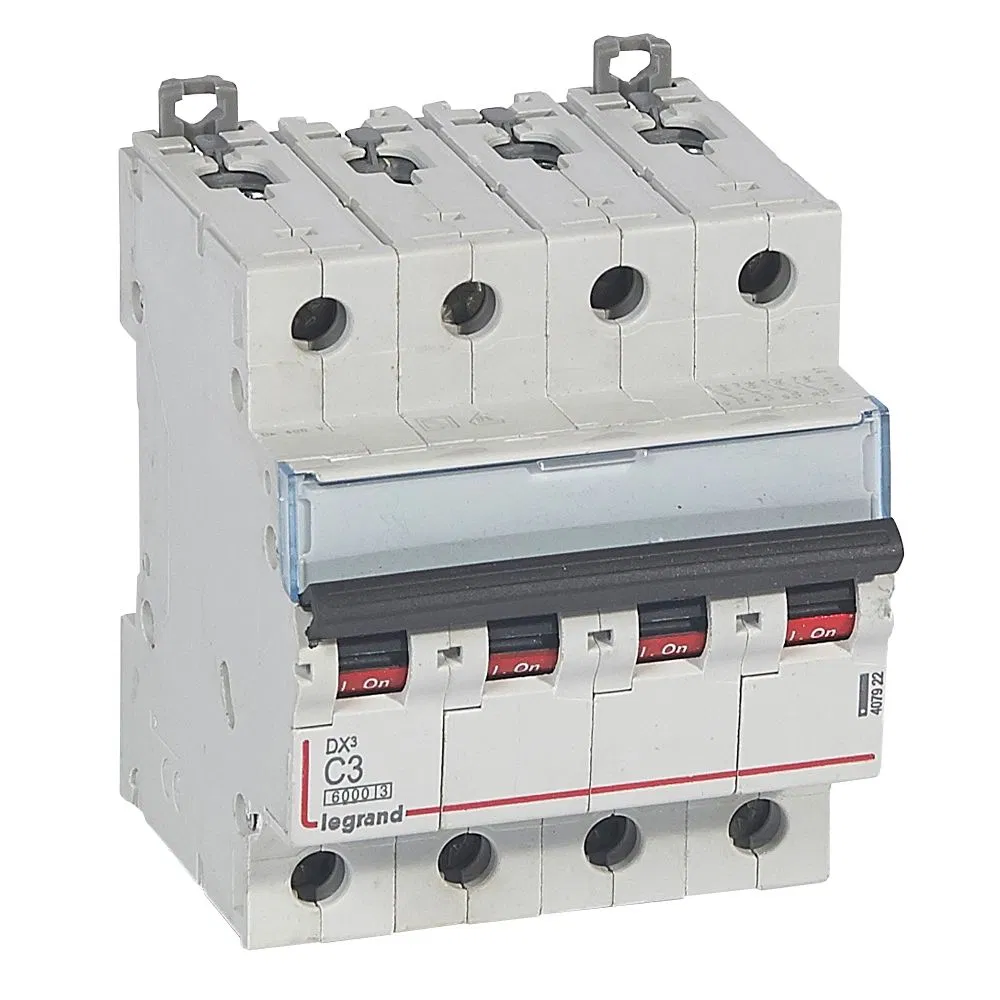 Авт.выкл.DX3 4П С3A 6000/10kA 407922 Legrand