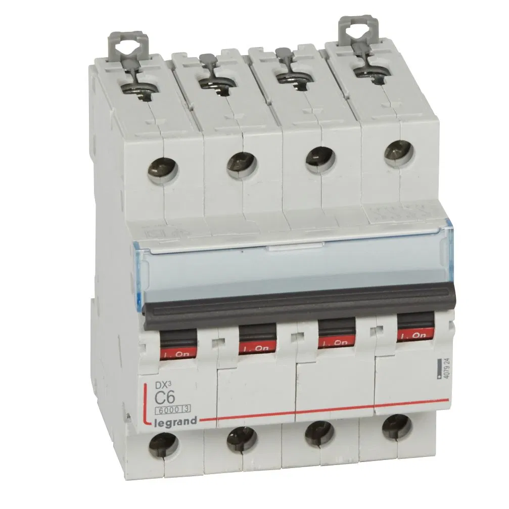 Авт.выкл.DX3 4П С6A 6000/10kA 407924 Legrand