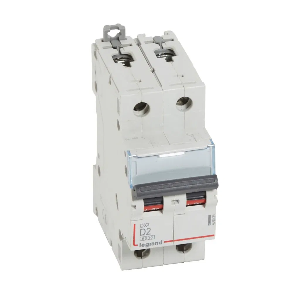 Авт.выкл.DX3 2П D2A 6000/10kA LEGRAND 408024