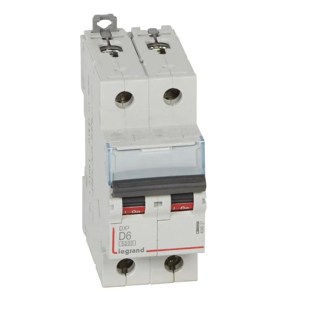 Авт.выкл.DX3 2П D6A 6000/10kA LEGRAND 408027