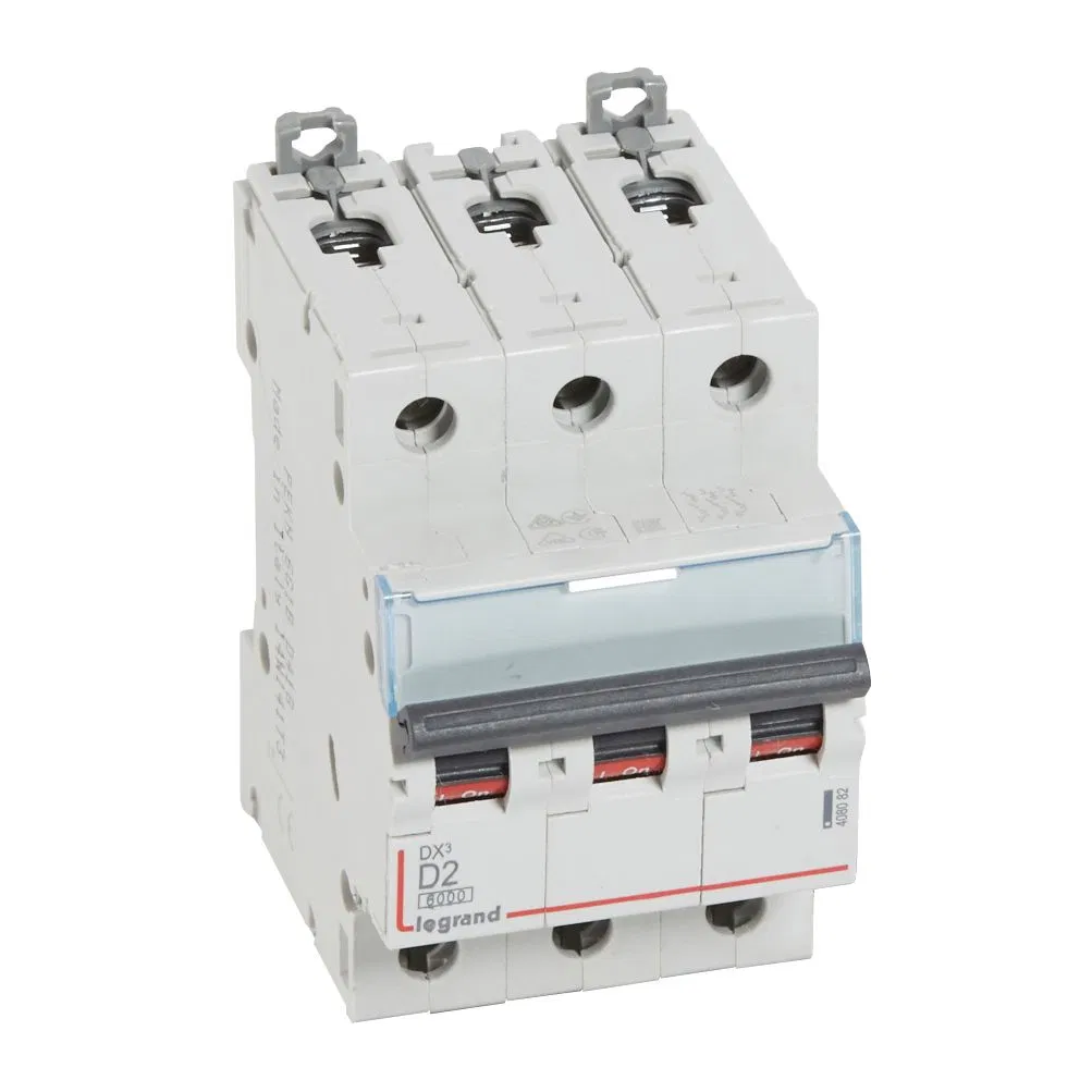 Авт.выкл.DX3 3П D2A 6000/10kA 408082 Legrand