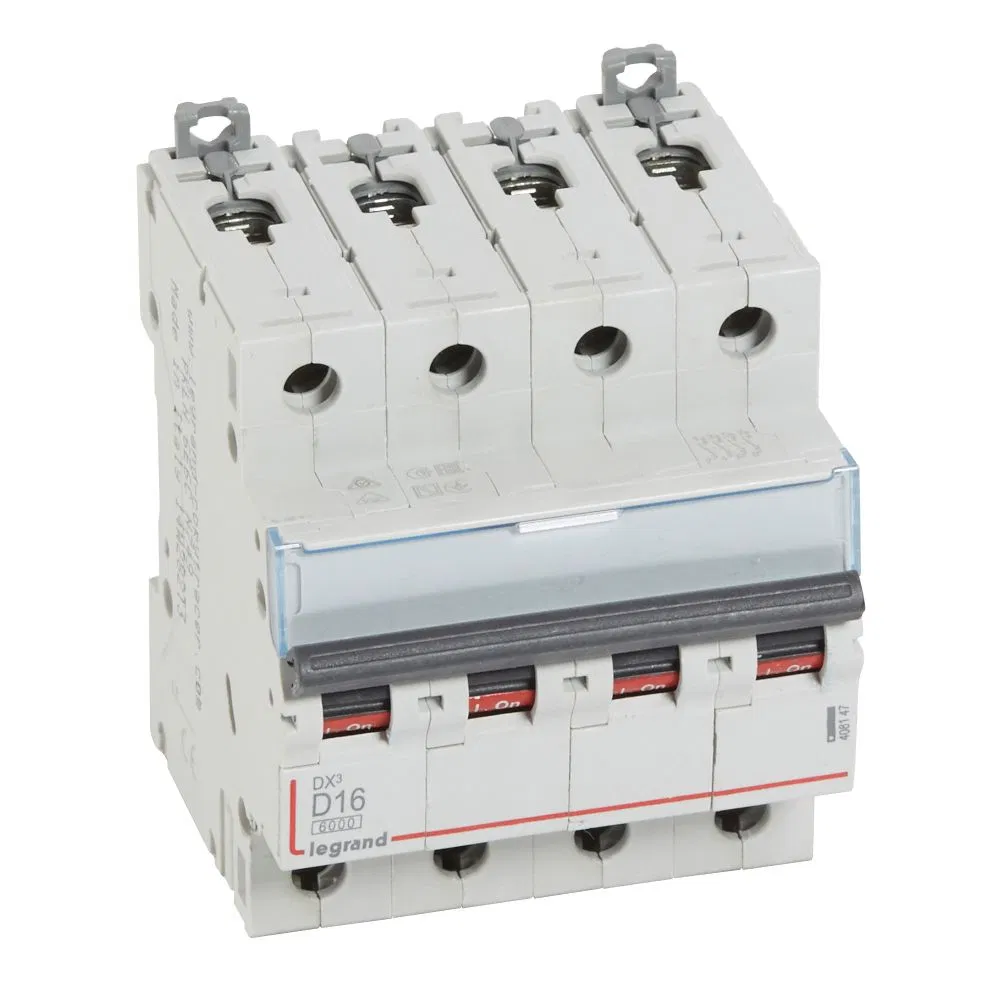 Авт.выкл.DX3 4П D16A 6000/10kA 408147 Legrand