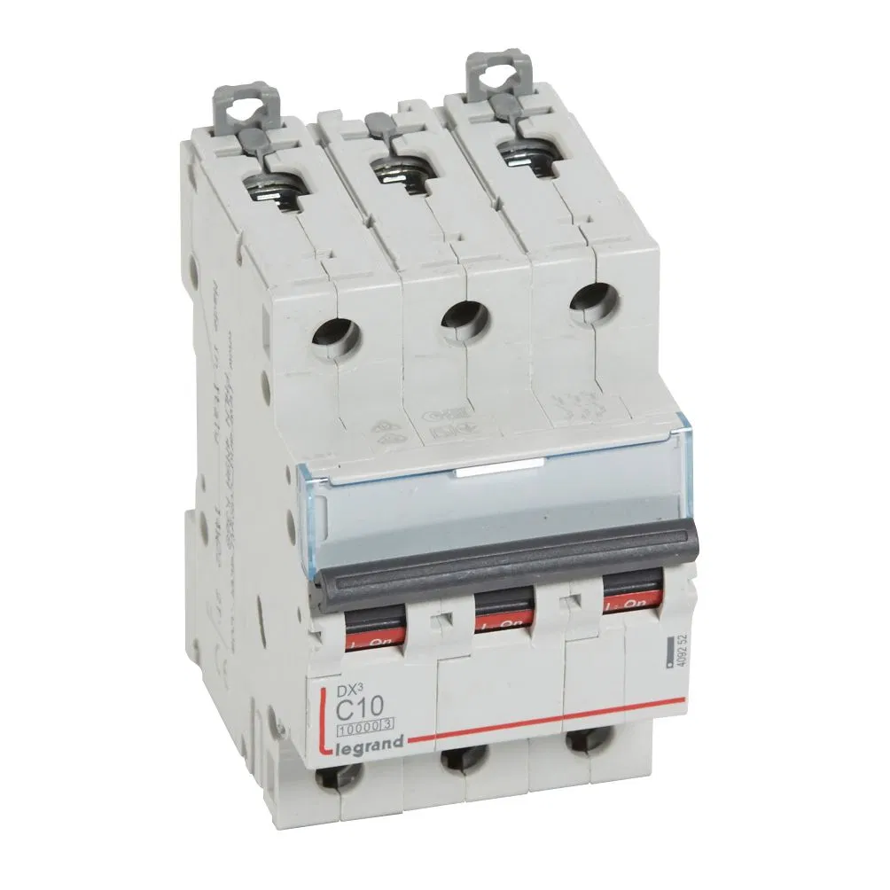 Авт.выкл.DX3 3П C10A 10kA/16kA 409252 Legrand