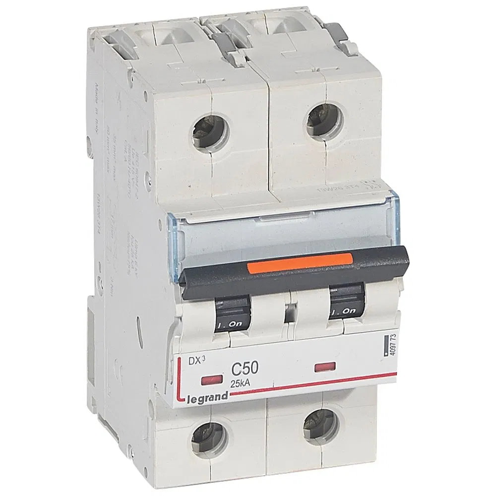 Авт.выкл.DX3 2П C50A 25кА LEGRAND 409773