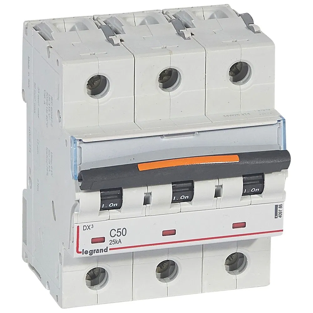 Авт.выкл.DX3 3П C50A 25кА 409786 Legrand