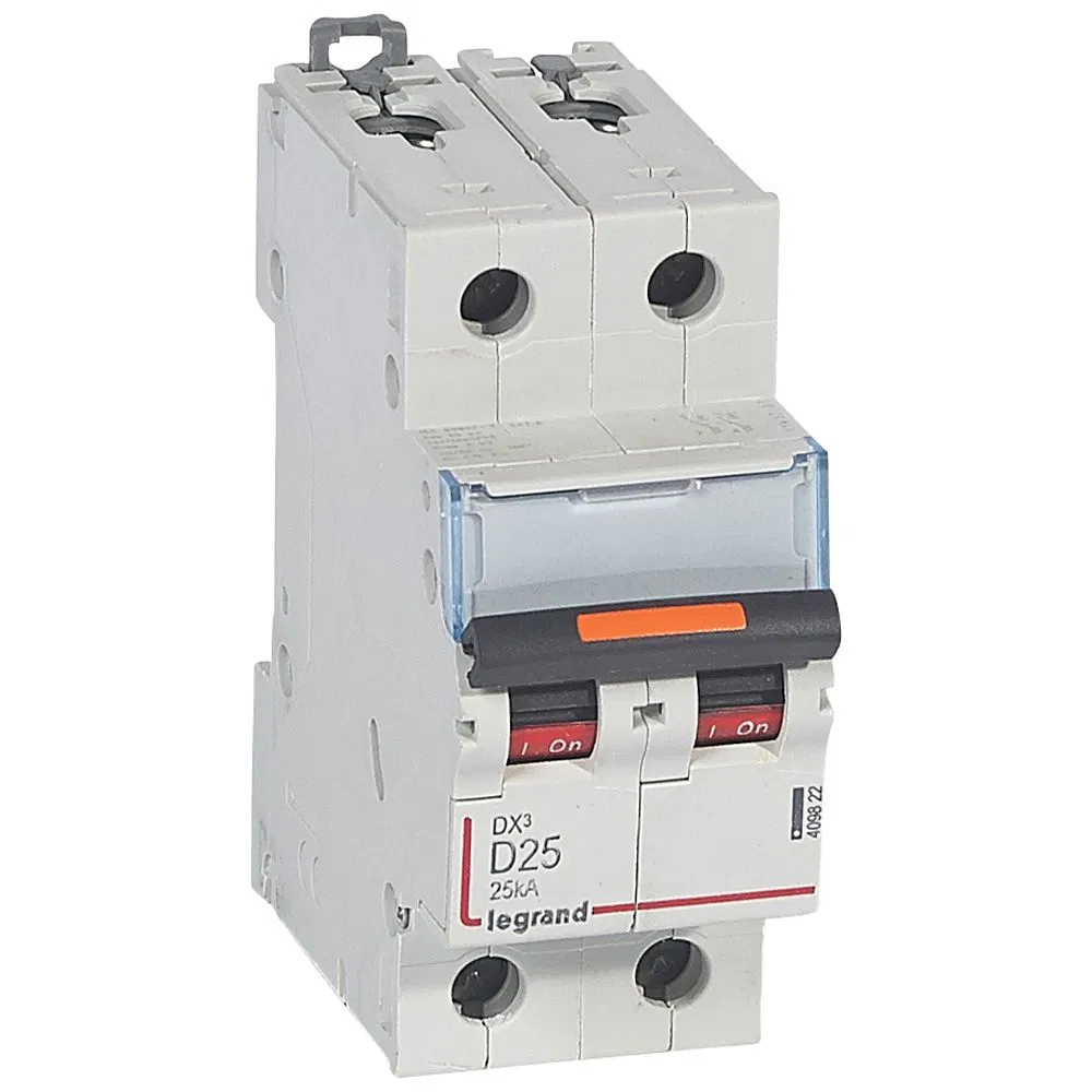 Авт.выкл.DX3 2П D25A 25кА LEGRAND 409822