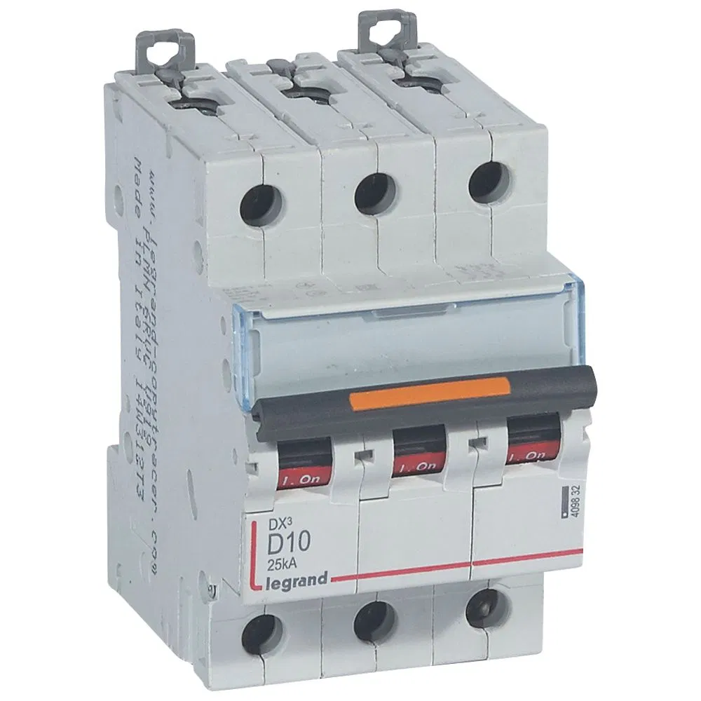 Авт.выкл.DX3 3П D10A 25кА 409832 Legrand