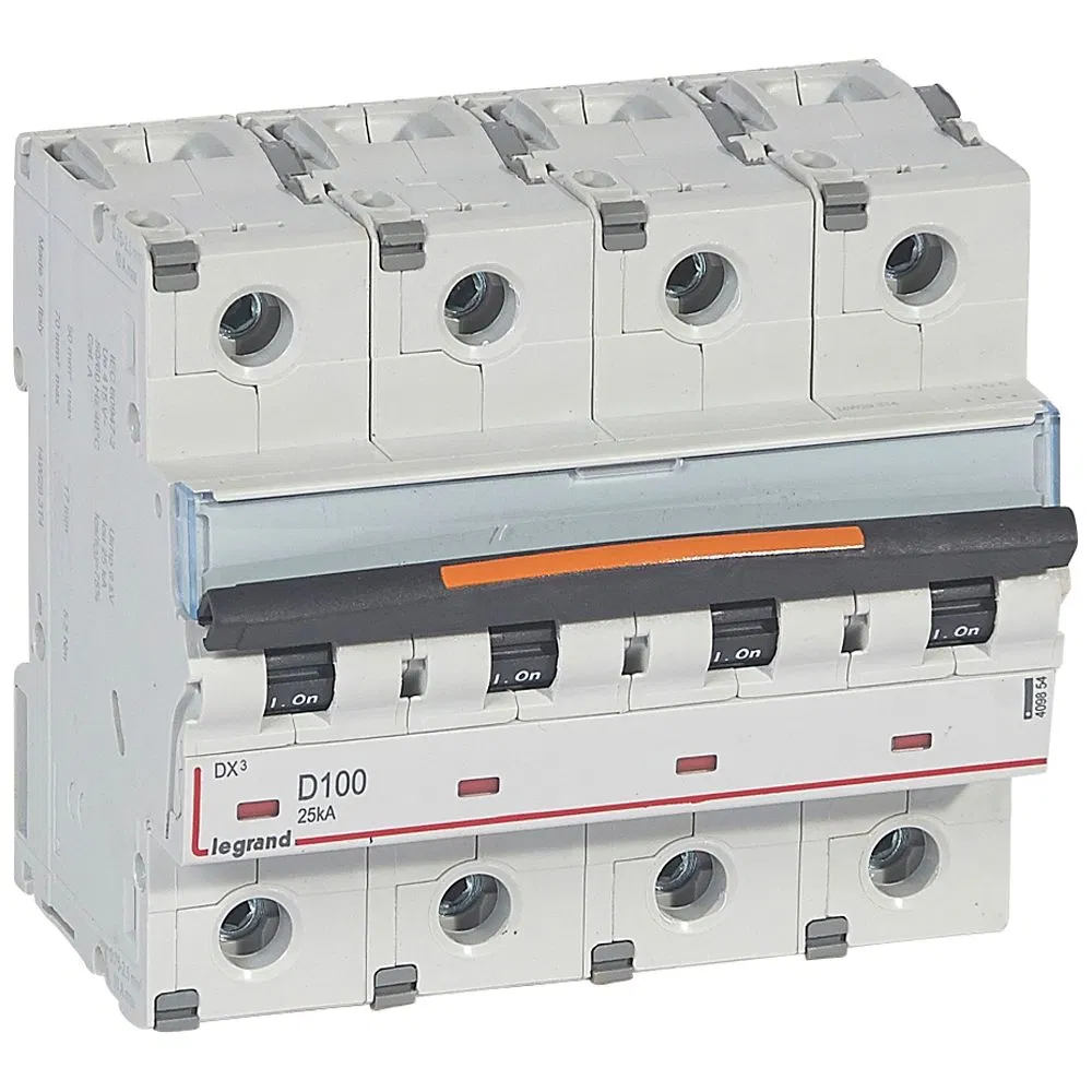 Авт.выкл.DX3 4П D100A 25кА LEGRAND 409854
