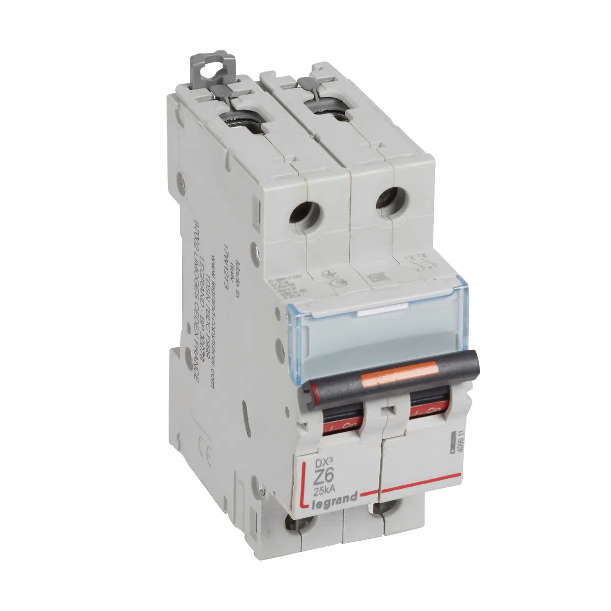 Авт.выкл.DX3 Z6A 2П 25kA 409911 Legrand