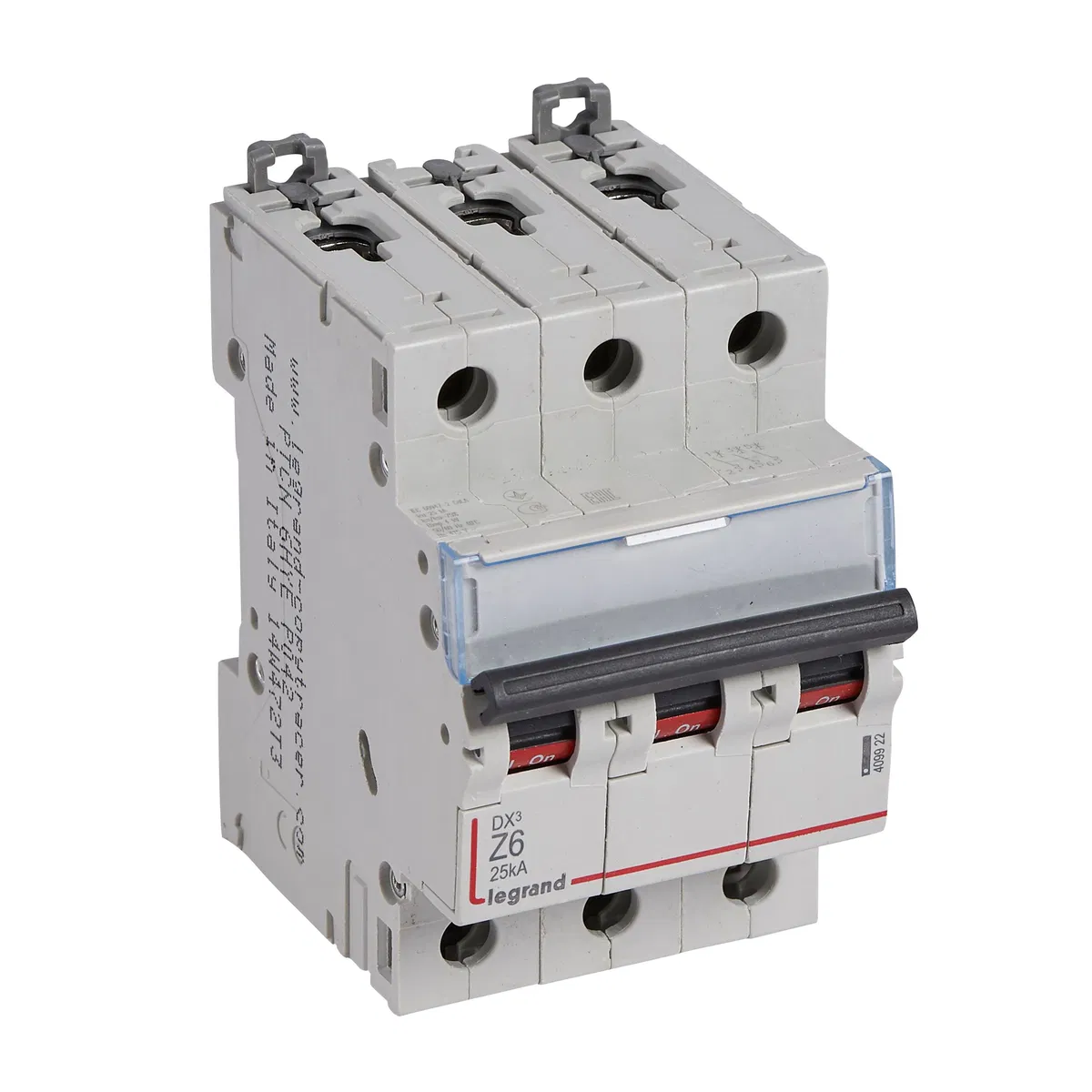 Авт.выкл.DX3 Z6A 3П 25kA 409922 Legrand